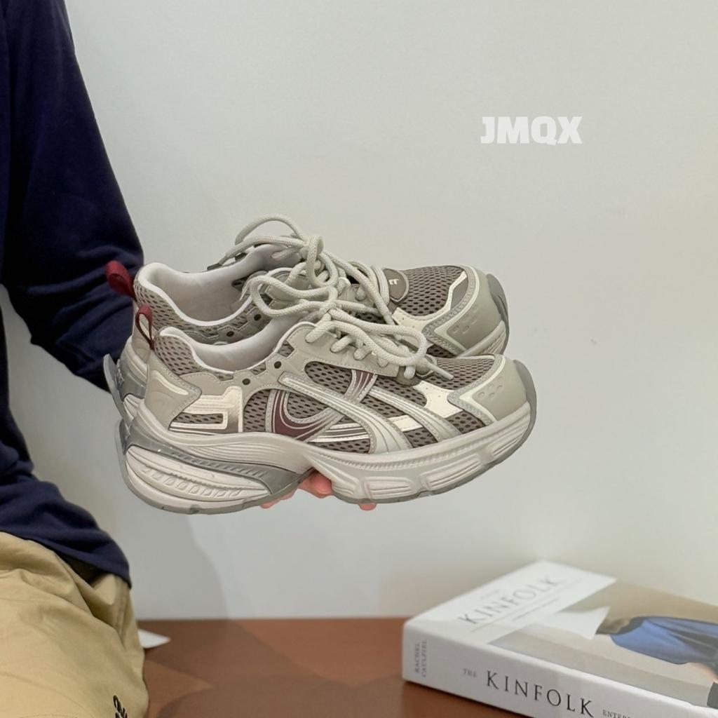 European Station Leather Daddy Shoes Women's Platform 2025 Autumn New Ins Trendy Breathable Mesh Versatile Casual Shoes Women