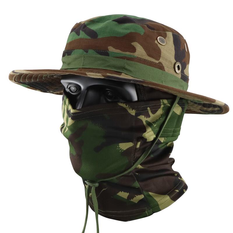 Men's Camouflage Tactical Boonie Hat Set