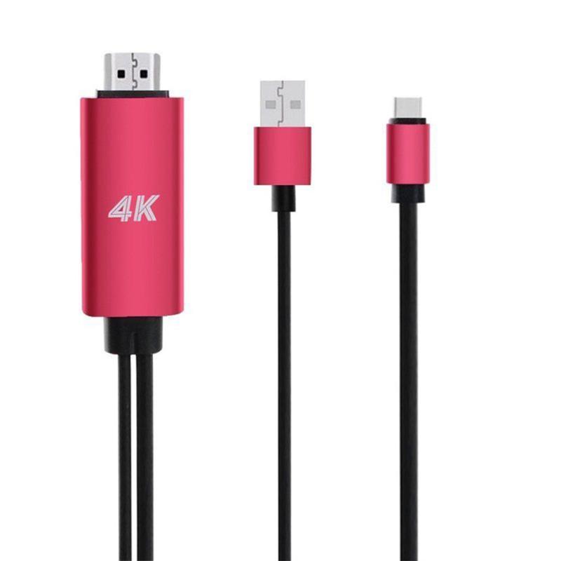 Кабель Type-C к HDMI 4K HDTV TV Цифровой AV-адаптер Аудио-видео конвертер для Samsung Note