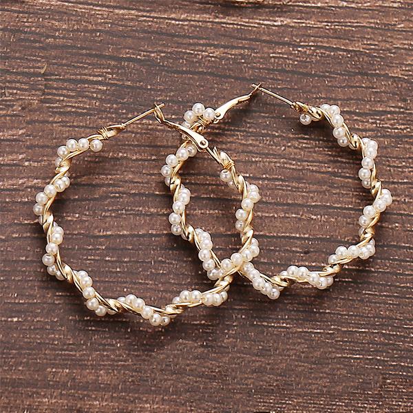 Fashion Colorful Resin Earrings Set  Pearl Hoop Candy Color 2021 New Style for Women Flower Heart Butterfly Cross Earrings