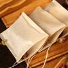 100Pcs Disposable Tea Bags Filter Biodegradable Natural Wood Pulp Paper Filter Bags Empty Teabags For Herb Tea Strainers Teaware
