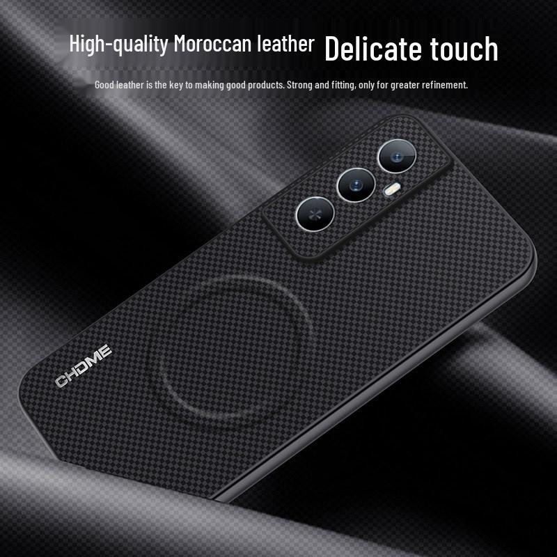 Защитный чехол для телефона Realme C67 - Полное покрытие, Защита от падений, Стильная магнитная застежка, Текстурированный дизайн