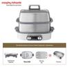 Многофункциональный электрический пароварка Morphy Richards 12 л, вилка CN (адаптер в комплекте)