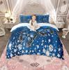 Homewish Шикарный Комплект Пододеяльника с Бабочками для Девочек Мультяшный Животный Комплект Постельного Белья Комплект Пододеяльника с Летающими Дикими Животными