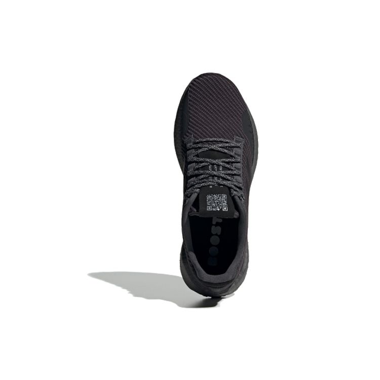 Adidas Pulseboost Hd Зимняя Классика Ткань Нескользящие Легкие Низкие Кроссовки для Марафонского Бега Мужские Кроссовки Черные EG6530