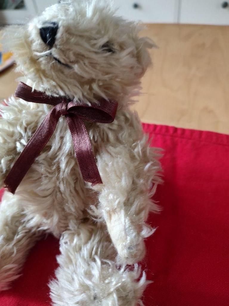 [USED] Cute antique Teddy Bear fur material teddy bear