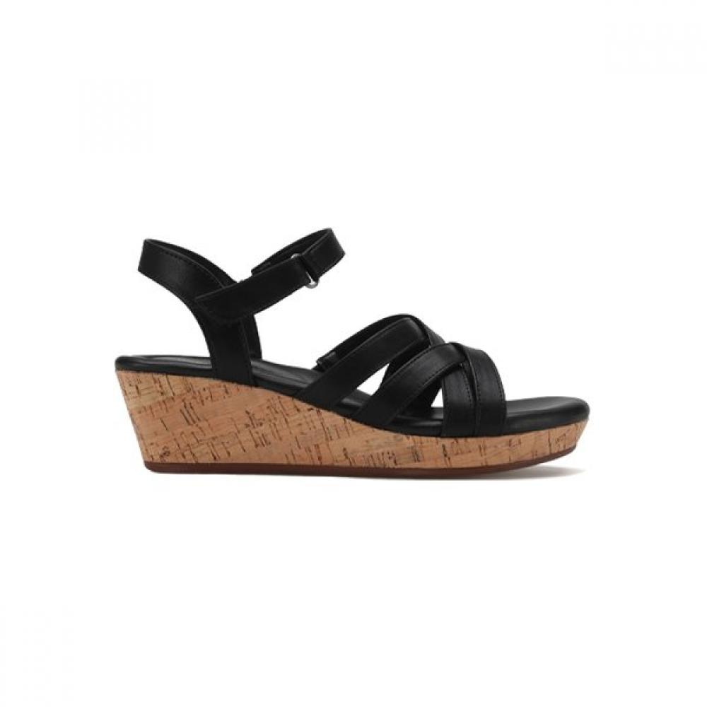 Vigevano Women S Comfort Wedge Heel Sandal Black 01 8vgSi15S1d
