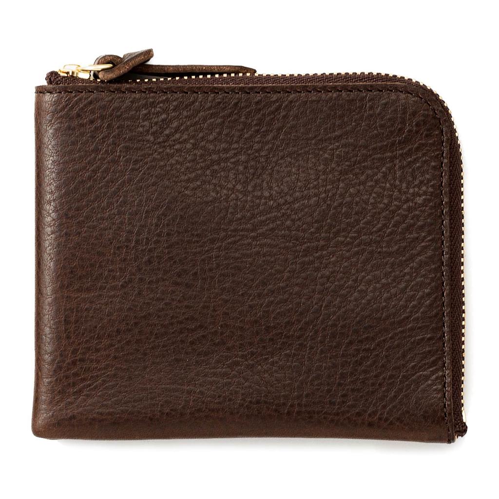 OTWL007 Coin Purse Wallet Bill Purse Coin Case Small Italian Leather L Shape Thin Minerva Present Leather Japan [Ikenohata Ginzaten] (Ikenohata