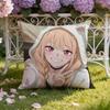 Аниме D-Dress-Up D-Darling Наволочка для подушки Домашняя и автомобильная Двухсценарная Наволочка: Двусторонняя конструкция для максимального комфорта