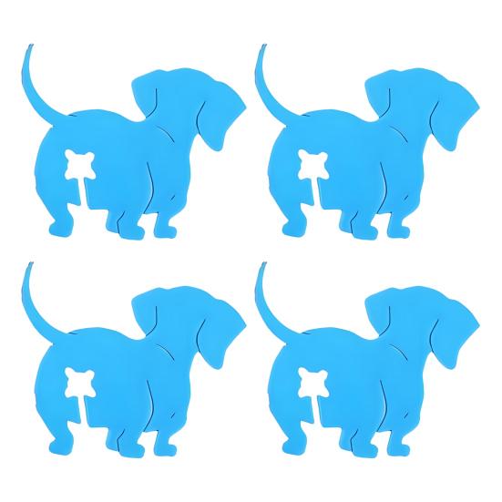 4 шт. Зажим для хлеба в виде кошачьей попы, многоразовые зажимы для пакетов с кошачьим и собачьим кормом, 3D-печать, забавные завязки для хлеба в форме кошачьей и собачьей попы, подарки для любителей кошек