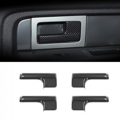 Декоративная накладка на рамку ручки внутренней двери для Ford F-150 2009-14, углеволокно