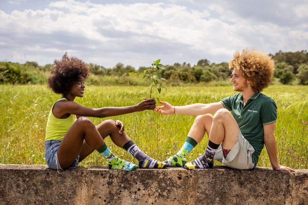 Экология - разноцветные носки 40-43