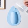 Self Adhesion Silicone Vase Stick on The Wall Flower Container Creative Flower Pot  Offices