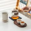 Портативный керамический и стеклянный дорожный чайный набор