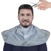 Ткань для стрижки волос 60 см Зонт-улавливатель для стрижки волос Парикмахерская накидка для укладки Унисекс Аксессуары для стрижки волос с регулируемым размером шеи