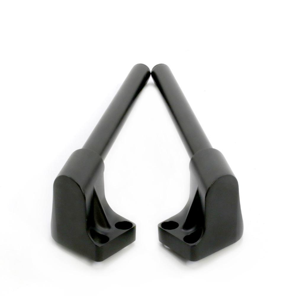 Раздельный руль для мотоцикла KAWASAKI Ninja 300 300R 250 250R EX250, черный алюминий