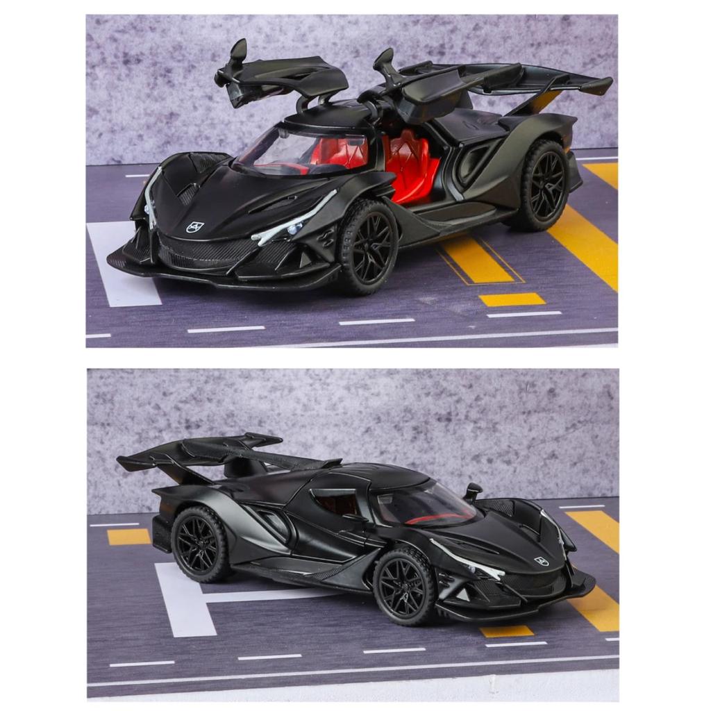 1/32 Apollo IE Миниатюрная модель автомобиля из литого сплава Металл Звук и Свет Мини-Украшение Коллекция Подарок