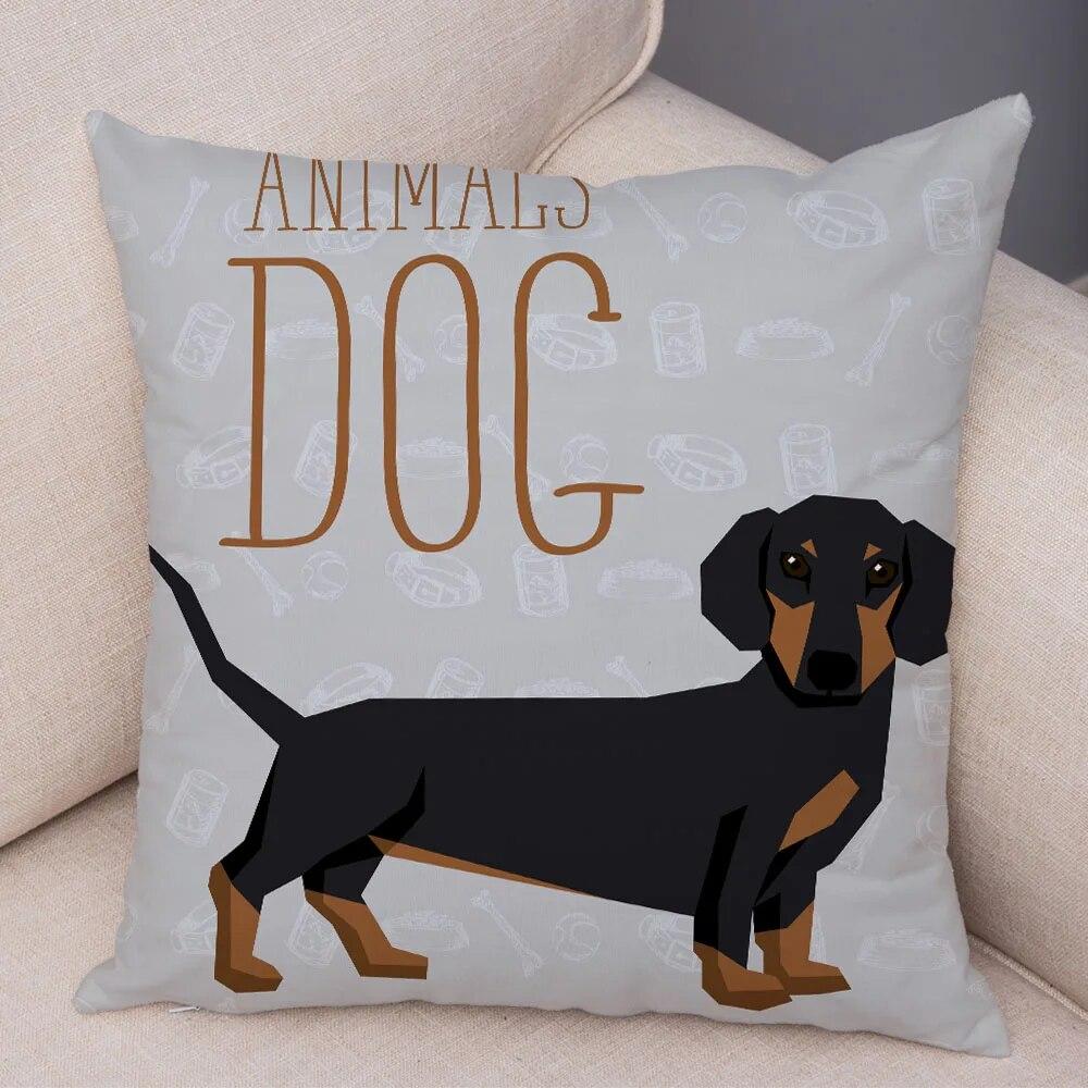 Диван домашняя наволочка цвет шнауцер далматинец наволочка декоративная мультяшная собака домашнее животное