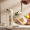 Reusable Plastic Water Cup Sport Travel Portable Tumbler With Lid&Rope 350/550ML Cute Sealed Milk Coffee Cup Students Drinkware