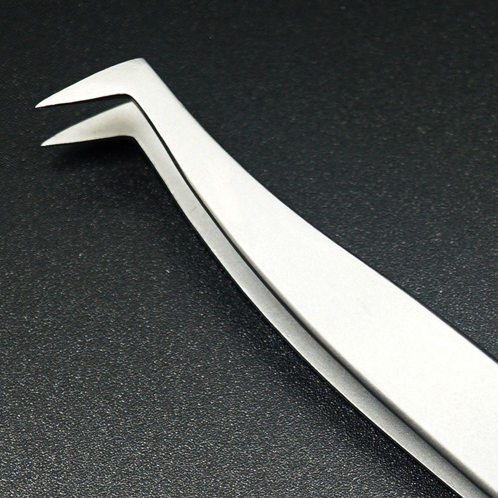 New Fashion Professional Beauty 3D 6D Volume Curved Stainless Steel False Eyelash Tweezer