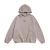 Unisex Streetwear Hoodie With Bold Letter Print Oversized Fit Fleece-Lined Cotton Sweatshirt