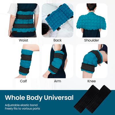 Пакет для льда и горячий компресс 2-в-1 58*35 см Многофункциональный охлаждающий пакет для льда согревающий компресс многоразовая охлаждающая подкладка для тела водонепроницаемый