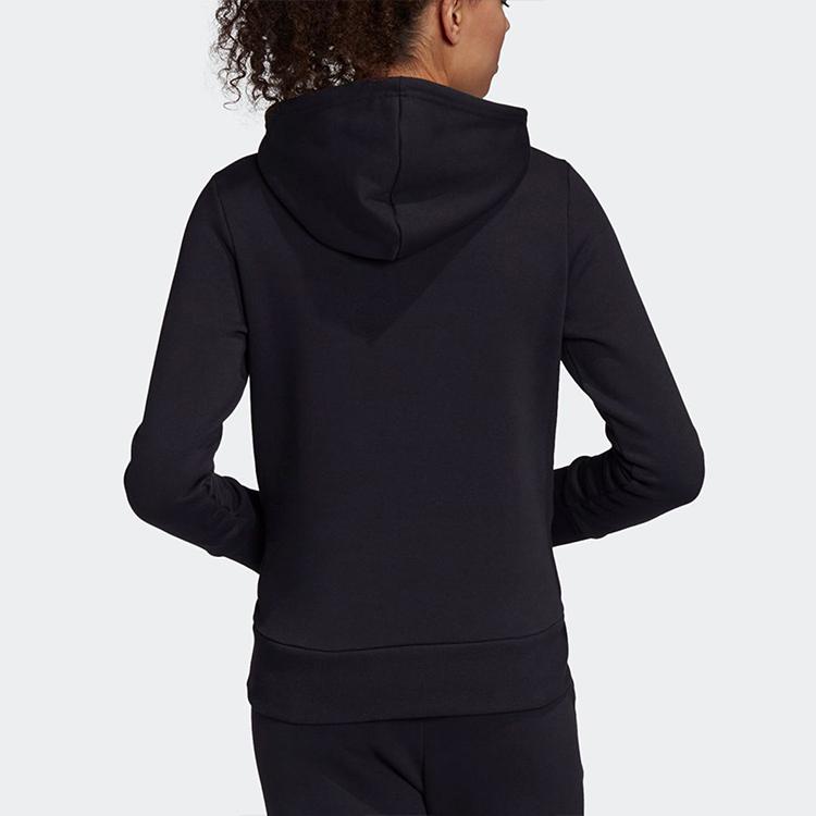 Adidas W Bos Oh Hd Повседневная спортивная толстовка с капюшоном Американская винтажная толстовка женская толстовка с капюшоном черная GC6915