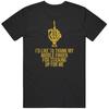 Middle Finger Award Thanks For Sticking Up For Me Funny T Shirt