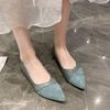 Pointed Toe Slip-on Summer Ladies Footwear Lastest Stylish Korean Style Comfortable and Elegant Popular Y2k Women's Flat Shoes