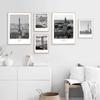 Nordic Style Black White Paris London New York World City Landscape Canvas Painting Poster Prints Wall Art Picture Room Decor