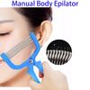 Facial Hair Removal Manual Epilator Handheld Spring Roller Face Care Massager Threading Hair Removal Beauty Epilator Tool