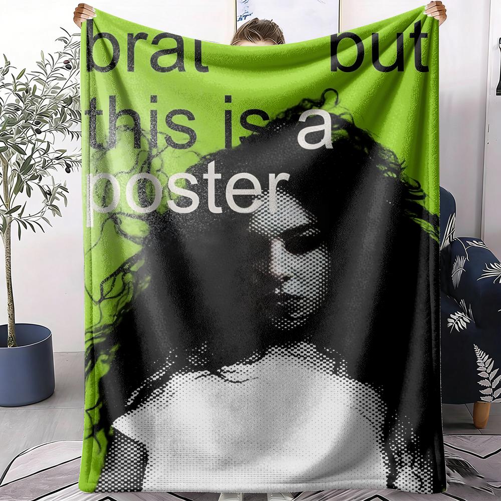 Популярная певица C-Charli XCX Бросок Мягкий Фланелевый Плед Летнее Одеяло Легкое Уютное Одеяло для Сна на Диван Кровать Путешествие