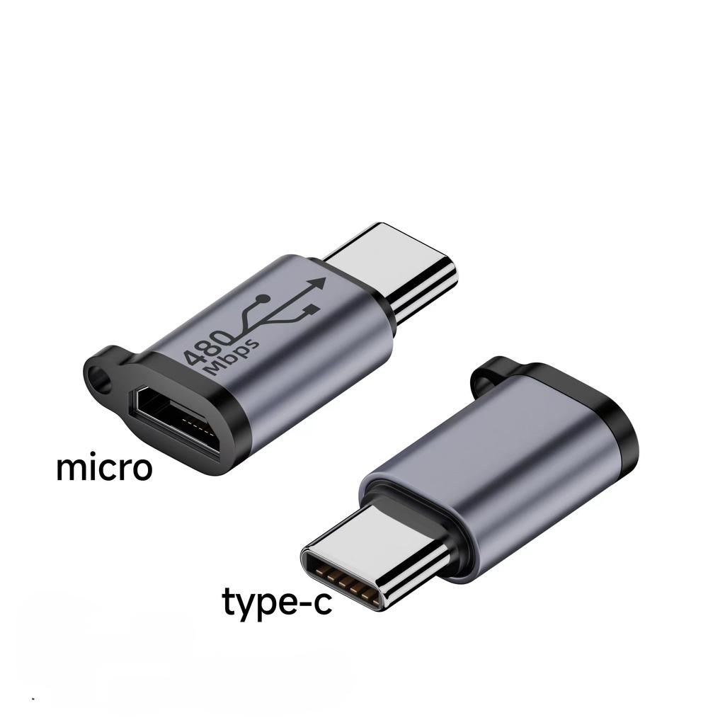 Micro USB Mini USB Type-C Адаптер освещения Синхронизация данных Зарядный преобразователь для iPhone Xiaomi Samsung Адаптер для мобильного телефона USB C Plugs Transfer Converte