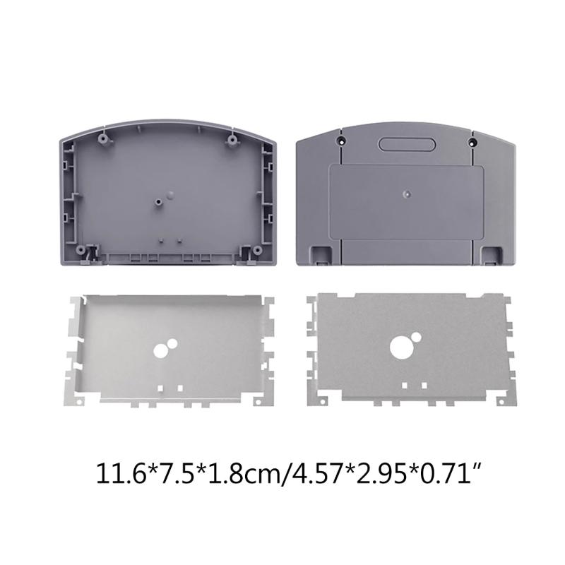 Корпус картриджа Защитная крышка Чехол для N64 с набором винтов Защитная оболочка для картриджа игровой консоли