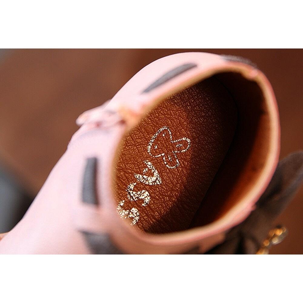 Timeless Fashion Leather Moccasins For Toddler Baby Girls With Bowknot Accent