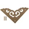 5 Pcs Corner Protector Antique Style Case Box Pure Brass Cloud Shaped CornerBronze