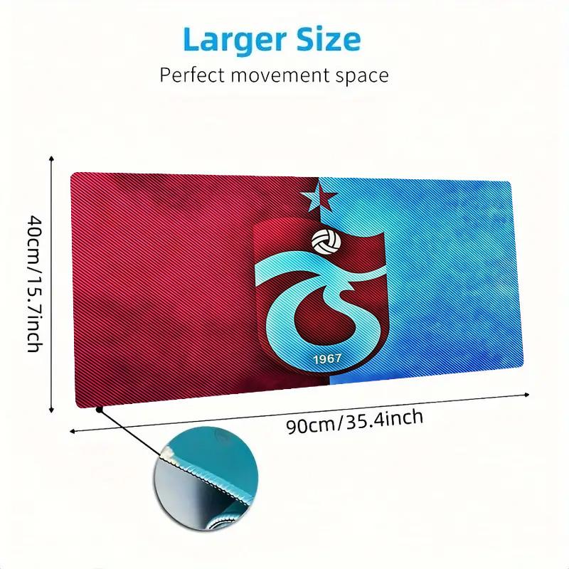 Trabzonspor2 Print Cushion Non-slip Laptop Tablet Big Mousepad XXL Mat Mini PC Playmat With Lock edge