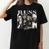 Унисекс футболки с графикой Russ music, унисекс рэп футболки