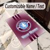 Crystal Velvet Rug Aston Villa Print Custom Name Text Floor Mat Home Decor