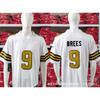 Saints Football Jersey Embroidered American Shirt Unisex Sports Top Breathable Team Game Wear