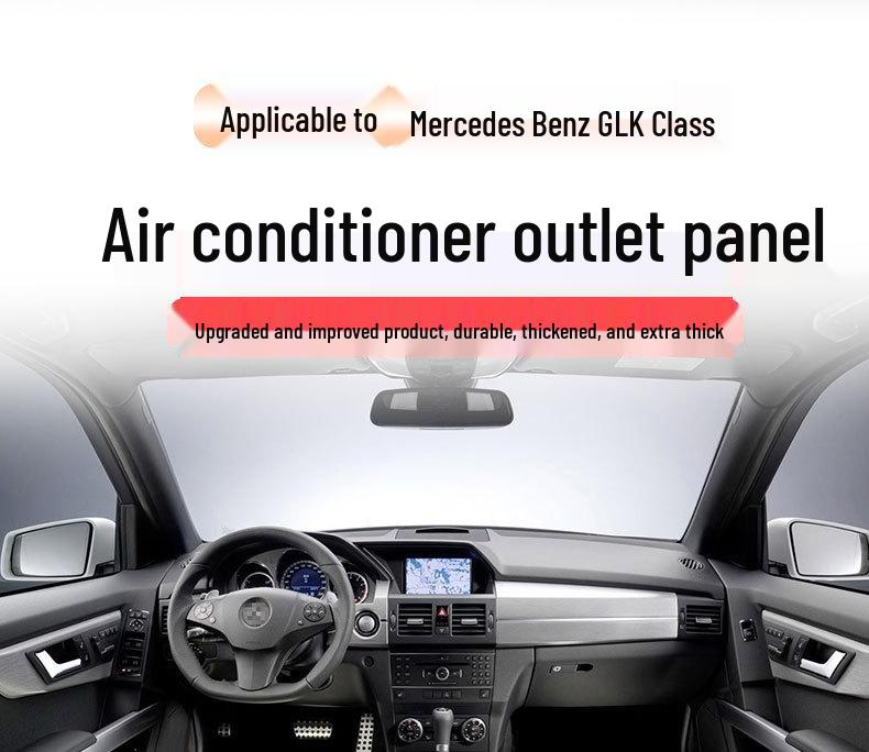 Панель заднего дефлектора кондиционера Mercedes-Benz GLK-Class - Сборка решетки GLK220/300