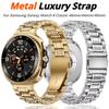 Metal Bracelet For Samsung Galaxy Watch 8 40mm 44mm Stainless Steel Strap Luxury Bussiness Band For Galaxy 8 Classic 46mm Accessories