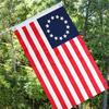 Embroidered Betsy Ross American US Flag 3x5 Outdoor-Made In USA 13 Star Colonies Flag Heavy Duty Durable Nylon US 13 Stars Flag Oxford Cloth Double