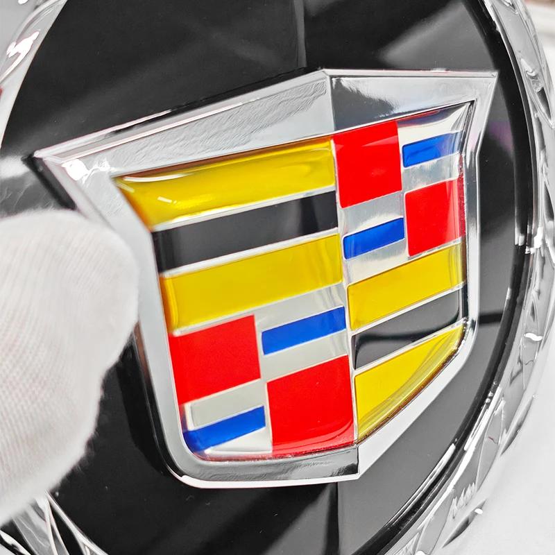 14,2 см для Cadillac Escalade 2007 2008 2009 2010 2011 2012 2013 2014 Автомобиль Передняя решетка радиатора Центральный значок Наклейка Аксессуары