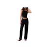 Jeans Solid Color Cropped Fitted Square Neck Tank Top Women Tops Black J20J223110-BEH
