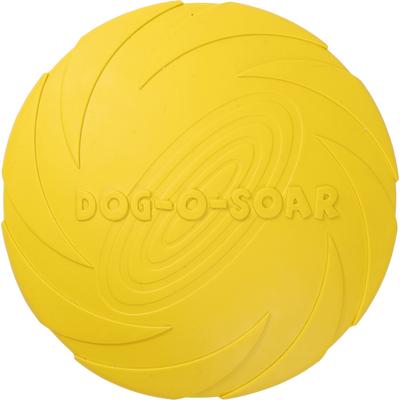 Toy, Rubber Frisbee For Dogs Sports Yellow Scented 22cm Uniq Pets