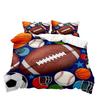 Sports Style Basketball Three-piece Quilt Cover 3D Digital Printing Bedding Set Bed Cover