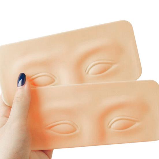 Реалистичный утолщенный, устойчивый, не тускнеющий 3D силиконовый макияж для бровей и глаз, тренировочная поставка для кожи для начинающих