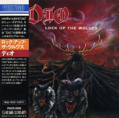CD DIO Lock Up The Wolves PHCR1006 Vertigo 1990 Япония Металл Б/У