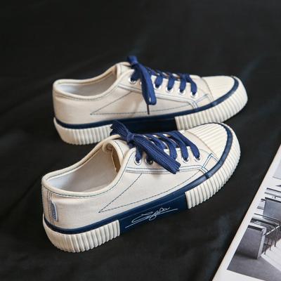 Осень-весна новые парусиновые туфли женские низкие модные туфли женские туфли студенческие туфли P360